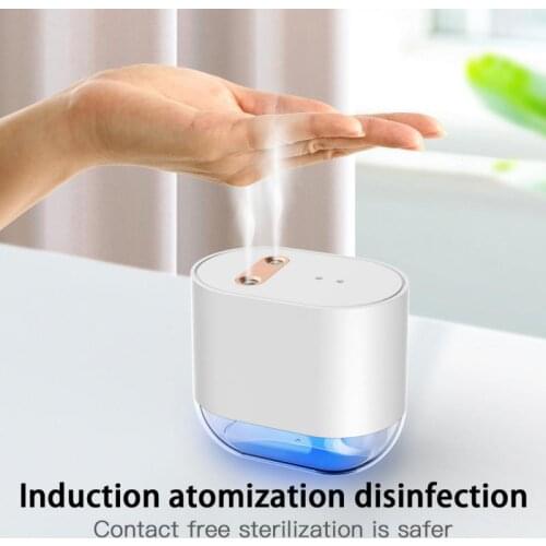 100ML Soap Dispenser Alcohol Sprayer Double Nozzle Design Infrared Automatic Induction USB Charging Alcohol Atomizer Sterilizer