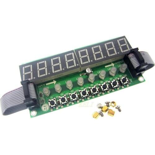 JY-LKM1638, F71A 8* Digital Tube + 8* Key + 8* Double Color LED Module TM1638 Can be Cascaded Replace