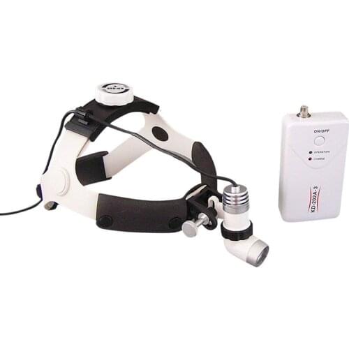 AC/DC Power Supply Dental Surgical Medical Operation Headlight LED 3W Headlamp Head Light Lamp ENT Oral Cosmetic Surgery Pets