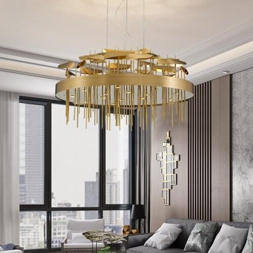 Postmodern Creative Light Luxury Sales Department Sand Table Wind Chime Chandelier Living Room Dining Room Tea Room Chandelier