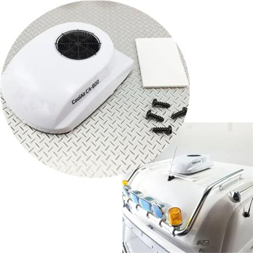 Car Air Conditioner Model For 1:14 Rc Toy TAMIYA SCANIA Truck MAN TGX BENZ ACTROS VOLVO-FH16 Tractor Air Cooling Simulation Part