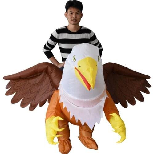 Griffon Inflated Garment Halloween Cosplay Costume Men Adult Eagle Bird Dress Up Carnival Party Role Play Disfraz Walking Mascot