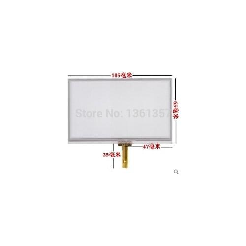 New 4.3 inch E road navigation LH900N LH900S GPS touch screen MP4 MP5 touch screen 105*65 free shipping