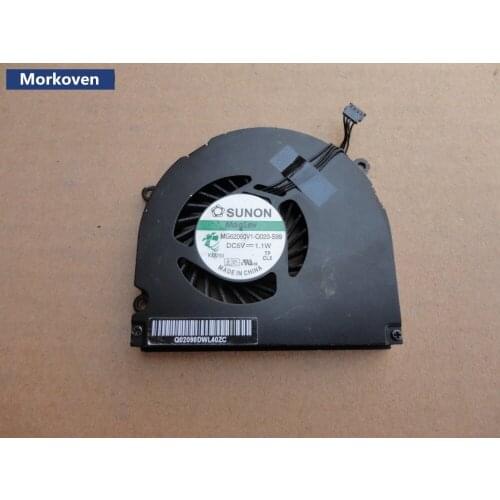 New laptop cooling fan for Apple MacBook Pro 15" A1286 notebook CPU Fan MG62090V1-Q020-S99 4PIN KSB0505HB 8G16