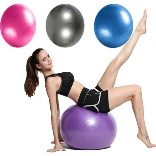 New Sports Inflated Yoga Ball Pilates Fitness Explosion-proof PVC Safety Thickened Fitness Ball Thicken Yoga Equipment Home Gym