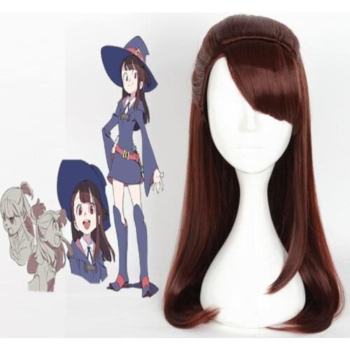 Little Witch Academia Cosplay Wigs Atsuko Kagari Cosplay Wig Heat Resistant Synthetic Anime Cosplay Wig Halloween Carnival Party
