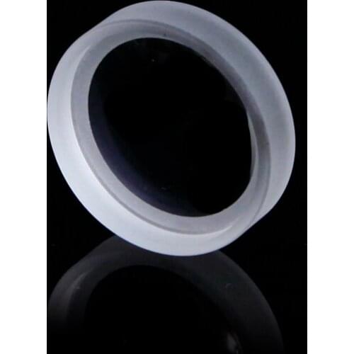 D25.4mmF-100mm Calcium Fluoride Material Plano-Concave Lens Pure White Glass High Precision Focusing Material
