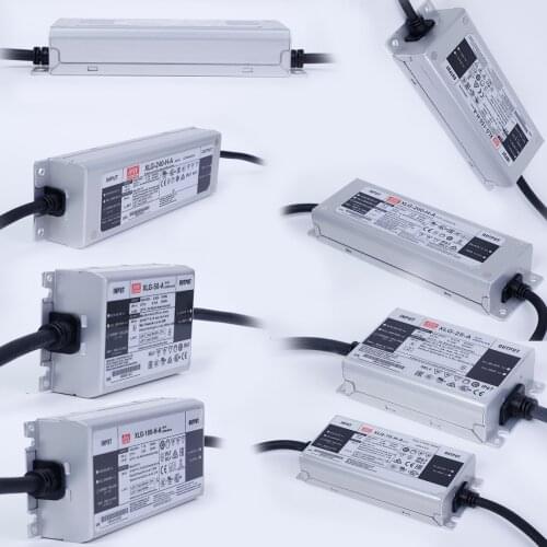 XLG-25/50/75/100/150/200/240-12/24/L/H-A/AB Constant voltage LED driver mean well for street/Skyscraper/bay/street lighting