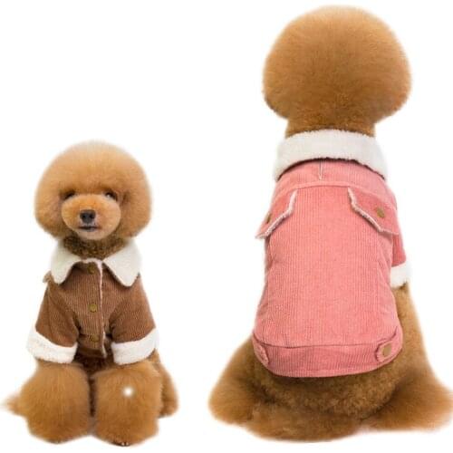 Dog Winter Coat Jacket Fleece Warm Clothes For Small Medium Pet Winter Thicken Warm Chihuahua Yorkies Hoodie Pets Clothing