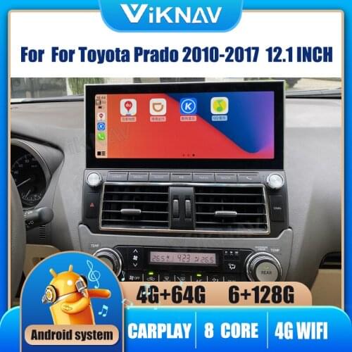 12.3 INCH Android Car Radio For Toyota Prado 2010-2017 Gps Navigation DVD Multimedia Player Radio Audio Autoradio Head Unit 2din