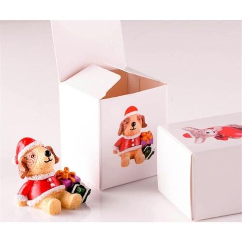 36mm X 35mm, 1 PieceResin Ornaments Decorations Multicolor At Random Christmas Santa Claus Panda Sheep Frog Cat Monkey Elephant