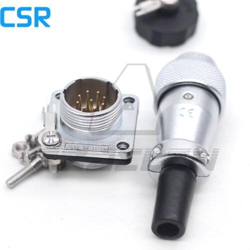 WEIPU WS16 9 pin waterproof Connector female plug and meale socket Aviation connectors, automotive LED power cord connectors
