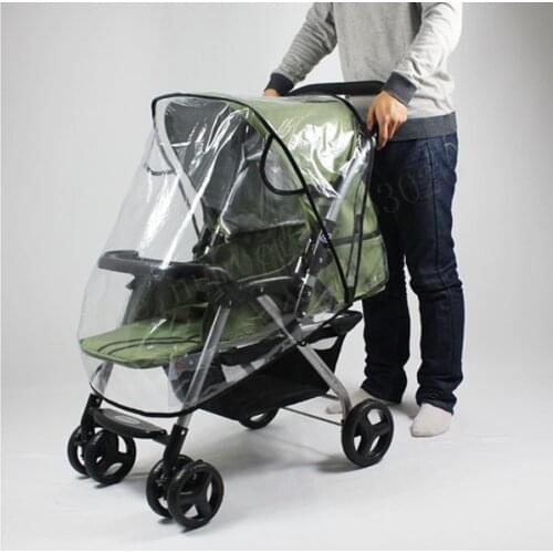 Baby stroller accessories raincover waterproof cover for pram rainshade umbrella dustproof Non-toxic Tasteless PU