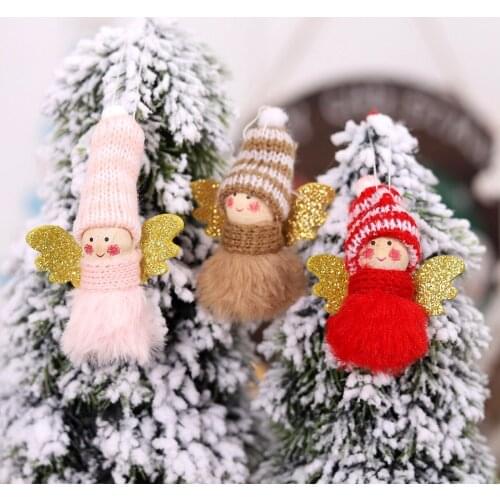 Angel Doll Merry Christmas Decoration For Home 2021 Navidad Noel Christmas Ornaments Xmas Tree Decor Cristmas Gift New Year 2022