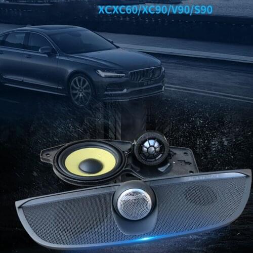 Car Center console speaker For Volvo XC60 XC90 S90S60 instrument panel speaker Center Midrange/Tweeter speaker cover panel