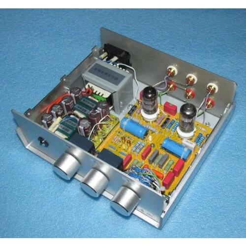 Baxandall 12AT7 tube tone, tube treble and bass controller, with volume adjustment. Good transient response and low distortion