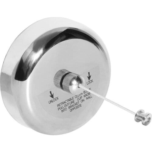 2.8m stainless steel clothesline rope Retractable clothesline indoor Stainless Steel round Clothesline outdoor Clothes Dryer