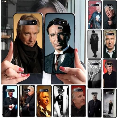 FHNBLJ Alan Sidney Patrick Rickman Phone Case For Samsung Galaxy A30 A20 S20 A50S A30S A71 A10 A10S A7 A8 A6 plus Cases