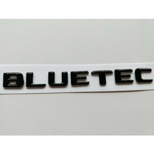 Gloss Black 3D Letters FOR BLUETEC Trunk Emblems Emblem Badges