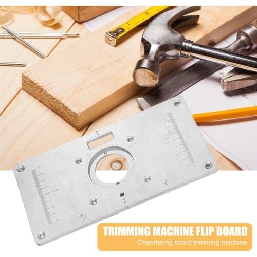 Woodworking Benches Trimmer Insert Plate Machine Easily Carrying Milling Aluminium Router Table Lightweight Gadgets