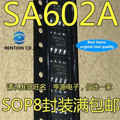 20Pcs SA602 SA602A SA602AD SA602ADR Double balanced mixer oscillator chip in stock 100% new and original