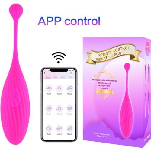 Erotic Jump Egg Vibrator for Women Wireless APP Controlled Remote Vibrator Vagina Massage G-spot Vibrating Egg Sex Toy for Women