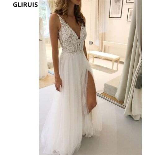 Свадебные платья без рукавов GLIRUIS China At AliExpress