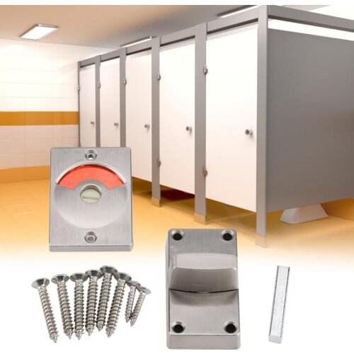 Indicator Door Locks with Screws Bathroom WC Toilet Privacy Bolt Door Lock Bathroom Restroom Toilet Indicator Door Lock Hardware