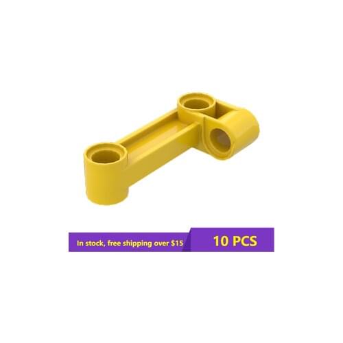 10PCS MOC Assembles Particles 11455 Pin 2x4 Bent For Building Blocks Parts City Classic Brand Kids DIY Educational Gift Toys