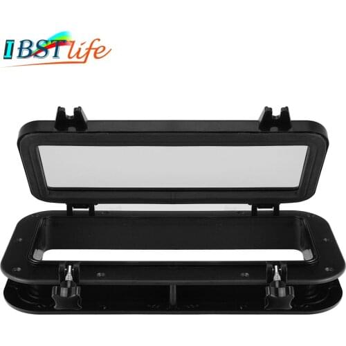 Marine Boat Yacht RV Porthole ABS Plastic Rectangular Hatches Port Lights Replacement Waterproof Windows Port Hole Portligt