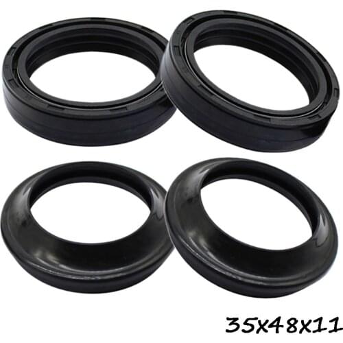 Motorcycle 35x48x11mm Front Fork Damper Oil Seal Dust Seal Shock Absorber For XR200R XR250 CB750F XR500 KL250 ZX550 KL250