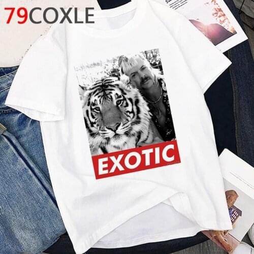 Joe Exotic Tiger King T Shirt Men Summer Top Cartoon T-shirt Make America Exotic Again Graphic Tees Funny Anime Tshirt Male