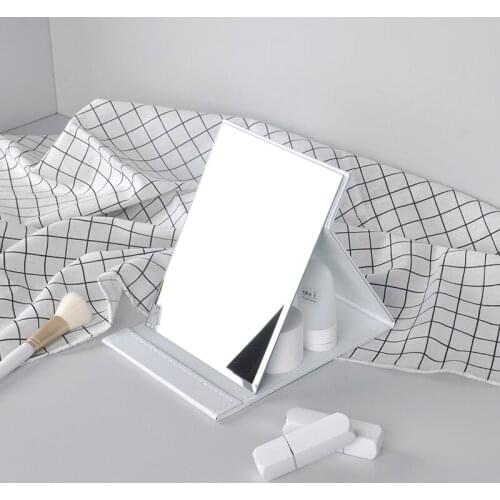 Desktop Makeup Mirror Home Decoration Creative Simple Folding HD Student Dormitory Makeup Mirror зеркало INS Nordic Style