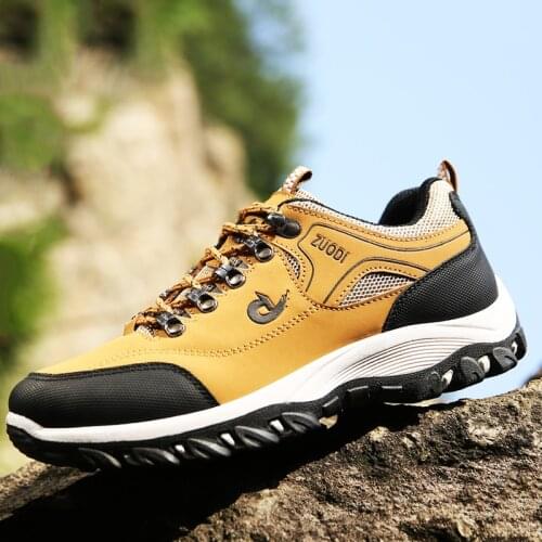 2020 new mens hiking shoes outdoor sports running non-slip comfortable breathable sneaker travel hiking running large size