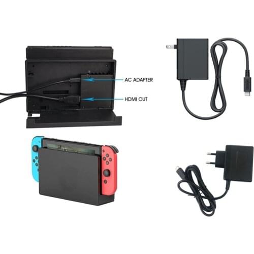 Original Power Supply Charger for NS Switch / Lite Gamepad US EU UK Plug AC Adapter Home Wall Type C Charger Socket