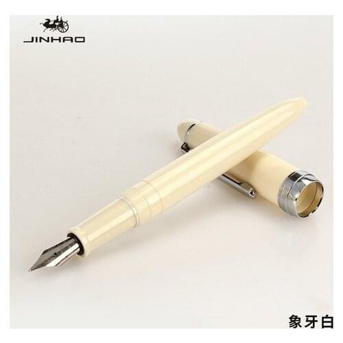 New Arrival Jinhao 992 Kawaii Lucency/Blue/White/Red 12 Colours Fountain pen school Office Stationery luxury Writing Cute pens