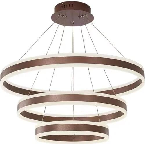 Circular meals chandeliers contracted character acrylic meals chandeliers droplight of contemporary sitting room