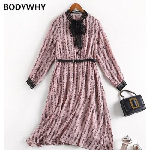Spring 2020 New Womens Loose Casual Dress Chiffon Cool Girl College Dress A-line Dress Large Size