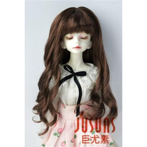 JD449 1/4 Fashion Curly BJD Doll Wigs Size 7-8Inch MSD Pretty Doll Hair Soft Synthetic Mohair Doll Accessories