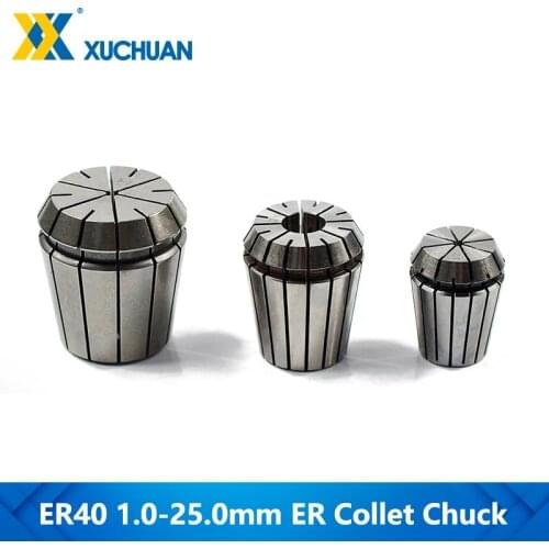 1pc ER40 4.0-25mm ER Collet Chuck Lathe Tool Holder Spring Collet Clamp