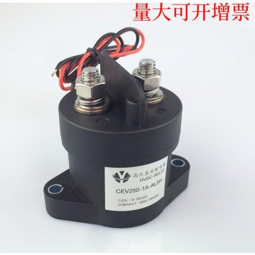 CEV250A EV250R High Voltage DC Contactor High Power Relay 750VDC Charging Pile 9-36VDC Universal