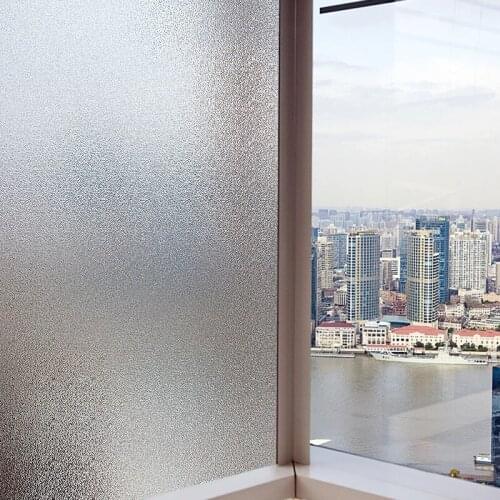 Electrostatic frosted Window Stickers Vinyl Self adhesive Privacy Glass Films Pure matte film office home decorative 40 x200cm