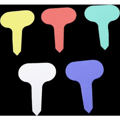 200pcs Plastic Labels And Garden Flowers, Bonsai Nursery Plant Identification Signs Prompt Card Tool Vegetable Decorations