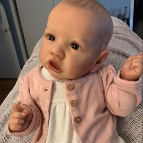 22'' Bebes Reborn Doll Full Silicone Baby Realistic Reborn Toddler Children Brithday Gift Bath Bedtime Toy For Girl Kid Playmate