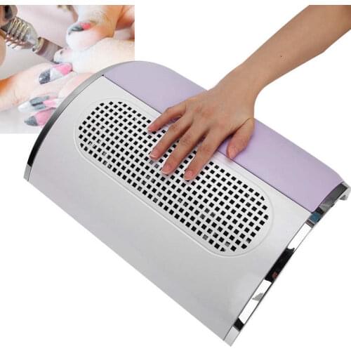 Manicure Vacuum Cleaner Nail Dust Collector Nail Dust Suction Fan Strong Power Low Noise Nail Fan for Nail Beauty Salon EU Plug