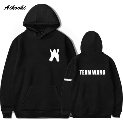 Hip Hop Peculiar Leisure Hoodies Pullover Korean Got7 K-pop Fans Supportive Sweatshirt Boys/girls Moletom Got7 Team Wang Funny