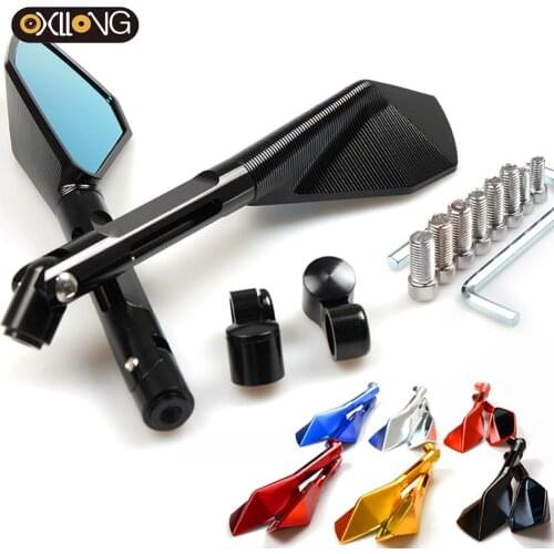 Motorcycle rearview Side mirrors 8mm 10mm For KAWASAKI z750 NINJA250 HONDA R1 R6 FZ6 SUZUKI YAMAHA