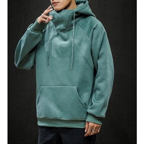 Men Casual Plus Size Sportswear Spring Loose Couple Green Oversized Hip Hop Hoodie Long Sleeve Hooded Sweatshirt Boys 4xl 5xl