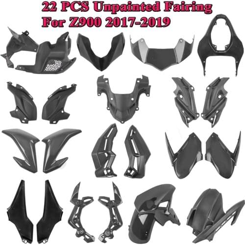 Motorcycle Unpainted Fairing Injection Side Trim Frame Body Cover Panel Mudguard for Kawasaki Z900 2017 2018 2019 Accessories