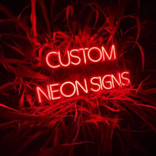 CUSTOM Dimmable LED Neon Signs for Home Bedroom Salon Dining Room Wall Decor (Customization: Texts, Designs, Logos, Languages)